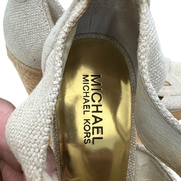 MICHAEL Michael Kors Damita Platform Wedge Sandals - Size 8.5 - Picture 8 of 9